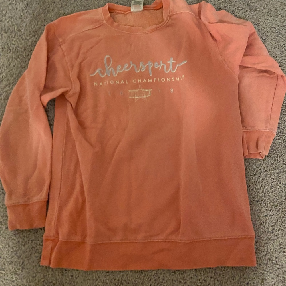 coral cheer sport sweatshirt